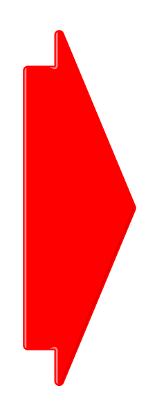 赤の矢印