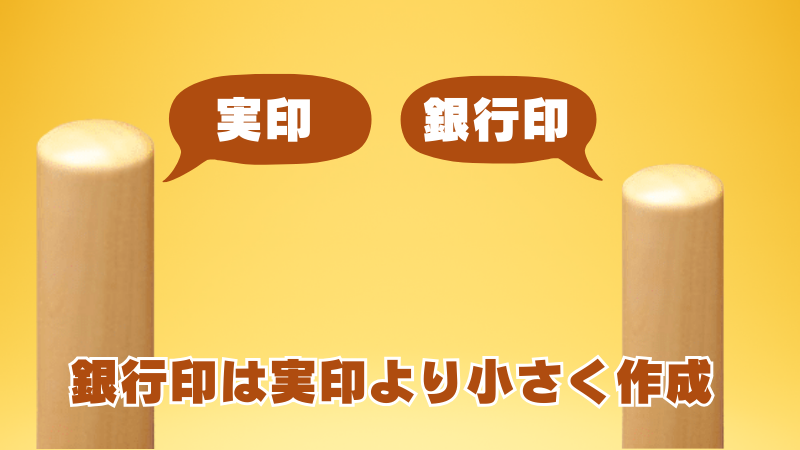 法人銀行印大きさの決まり